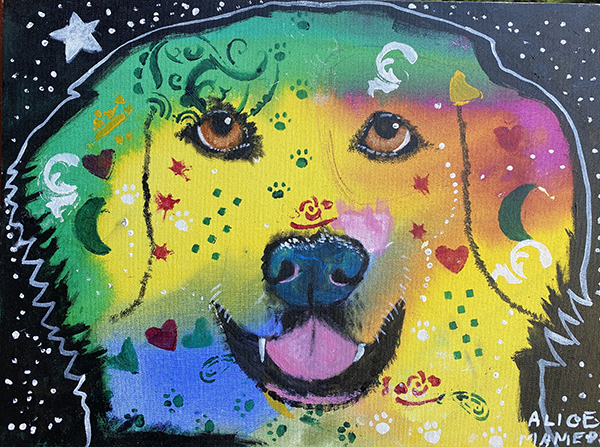 Cachorrinho Alebrigi - 30 x 40 - AST - 2021